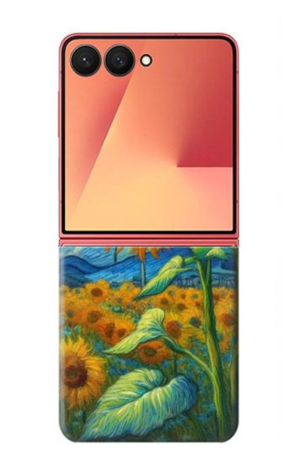 S4019 Sunflower Van Gogh Style Case For Samsung Galaxy Z Flip 7