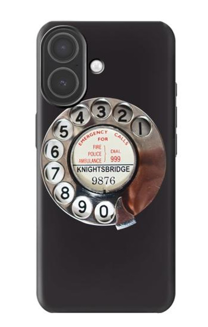 S0059 Retro Rotary Phone Dial On Case For iPhone 17