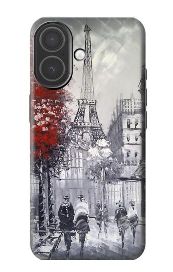 S1295 Eiffel Painting of Paris Case For iPhone 17