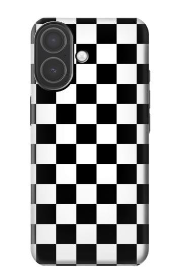 S1611 Black and White Check Chess Board Case For iPhone 17