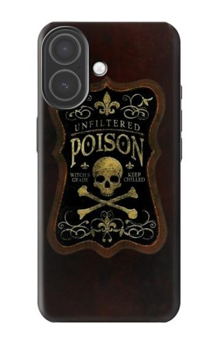 S2649 Unfiltered Poison Vintage Glass Bottle Case For iPhone 17