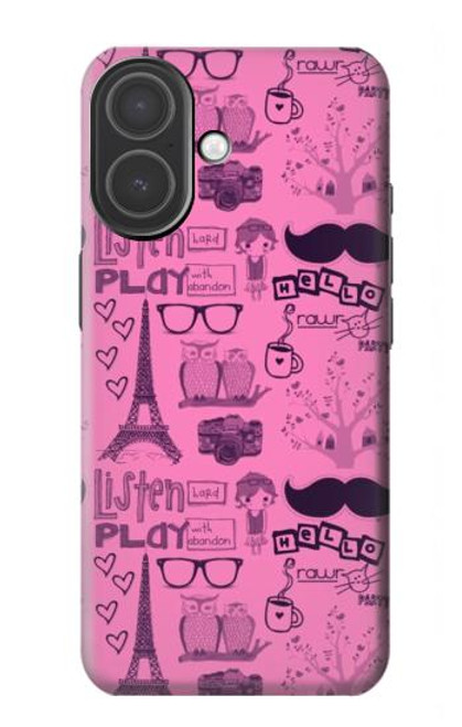S2885 Paris Pink Case For iPhone 17