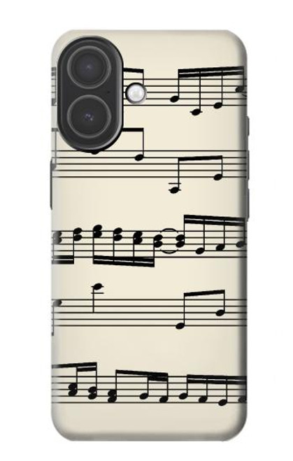 S3082 Music Sheet Case For iPhone 17