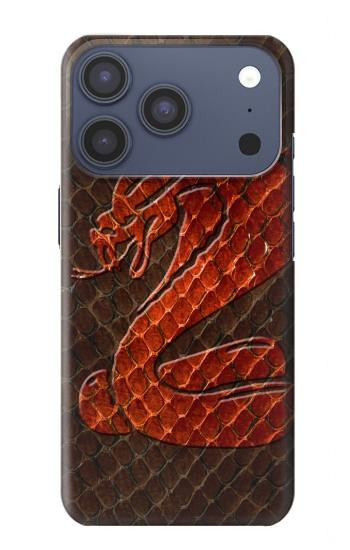 S0663 Cobra Snake Skin Case For iPhone 17 Pro, 18 Pro
