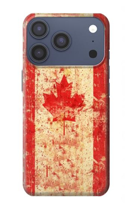S1603 Canada Flag Old Vintage Case For iPhone 17 Pro