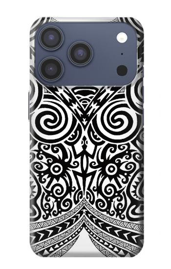 S1655 Maori Tattoo Case For iPhone 17 Pro, 18 Pro