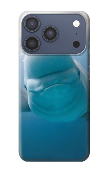 S1801 Beluga Whale Smile Whale Case For iPhone 17 Pro, 18 Pro
