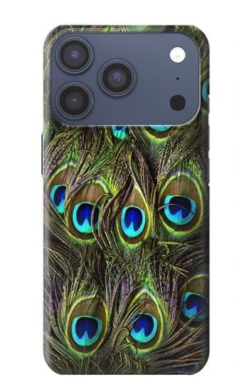 S1965 Peacock Feather Case For iPhone 17 Pro, 18 Pro