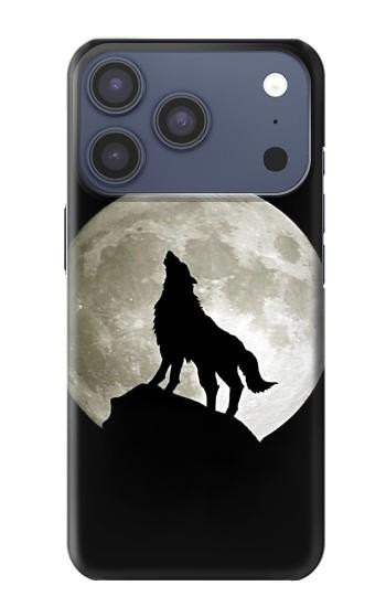 S1981 Wolf Howling at The Moon Case For iPhone 17 Pro, 18 Pro