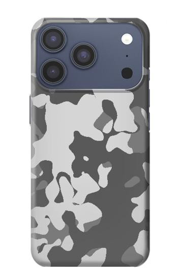 S2186 Gray Camo Camouflage Graphic Printed Case For iPhone 17 Pro, 18 Pro