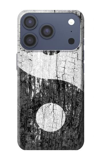 S2489 Yin Yang Wood Graphic Printed Case For iPhone 17 Pro, 18 Pro