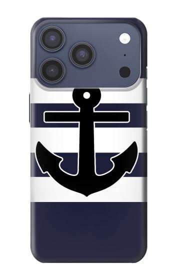 S2758 Anchor Navy Case For iPhone 17 Pro, 18 Pro