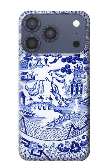 S2768 Willow Pattern Graphic Case For iPhone 17 Pro, 18 Pro