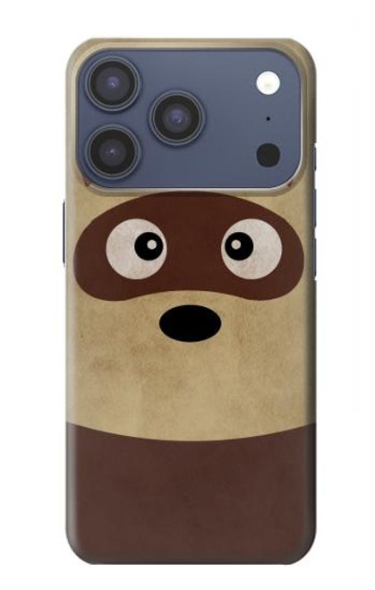 S2825 Cute Cartoon Raccoon Case For iPhone 17 Pro