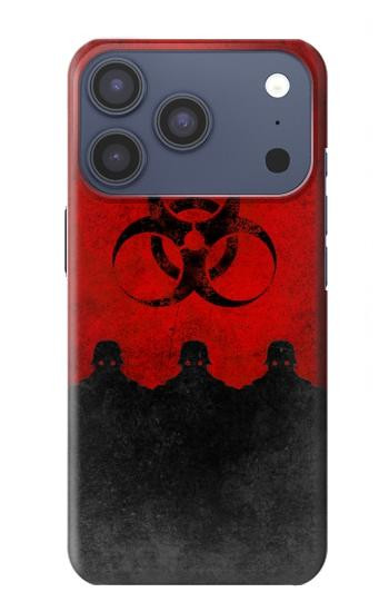 S2917 Biohazards Virus Red Alert Case For iPhone 17 Pro, 18 Pro