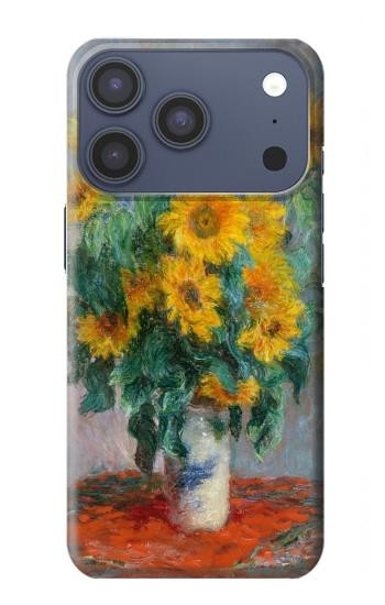 S2937 Claude Monet Bouquet of Sunflowers Case For iPhone 17 Pro, 18 Pro