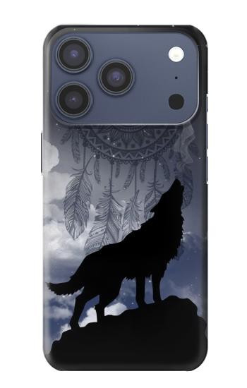 S3011 Dream Catcher Wolf Howling Case For iPhone 17 Pro, 18 Pro