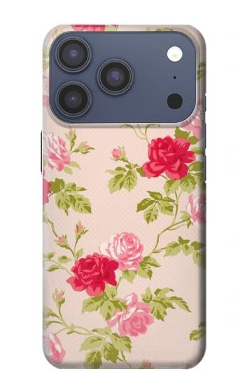 S3037 Pretty Rose Cottage Flora Case For iPhone 17 Pro, 18 Pro