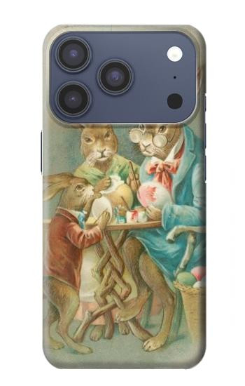 S3164 Easter Rabbit Family Case For iPhone 17 Pro, 18 Pro