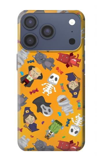 S3275 Cute Halloween Cartoon Pattern Case For iPhone 17 Pro, 18 Pro
