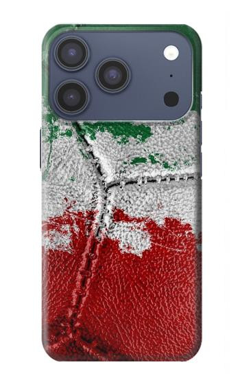 S3318 Italy Flag Vintage Football Graphic Case For iPhone 17 Pro, 18 Pro