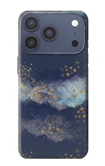 S3364 Gold Star Sky Case For iPhone 17 Pro, 18 Pro