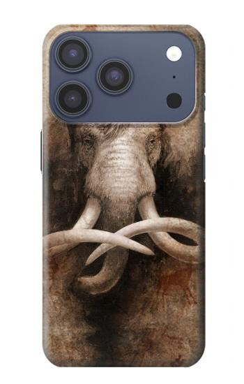 S3427 Mammoth Ancient Cave Art Case For iPhone 17 Pro, 18 Pro