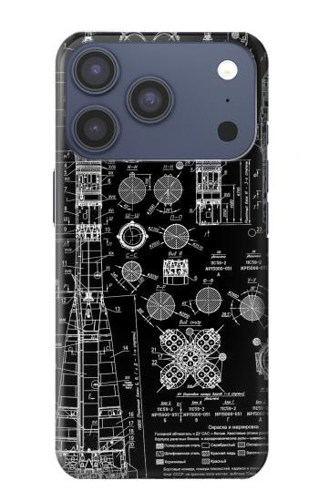 S3436 Apollo Blue Print Case For iPhone 17 Pro, 18 Pro