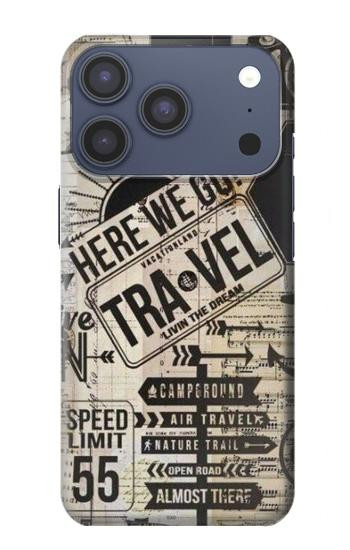S3441 Vintage Travel Case For iPhone 17 Pro, 18 Pro