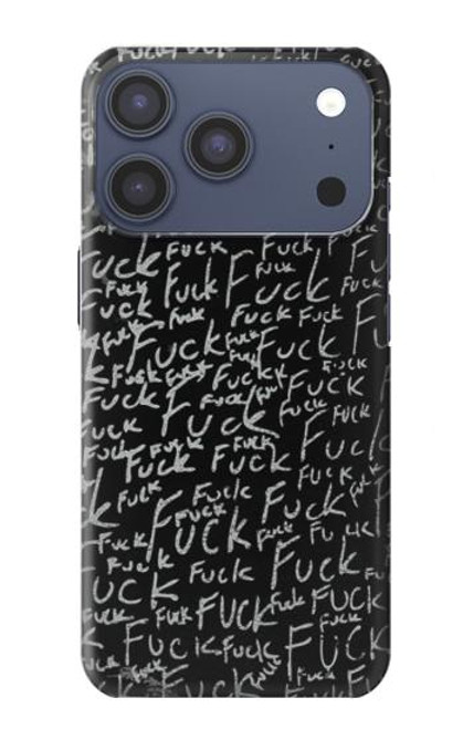 S3478 Funny Words Blackboard Case For iPhone 17 Pro