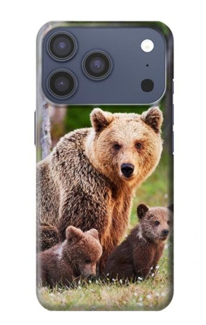 S3558 Bear Family Case For iPhone 17 Pro