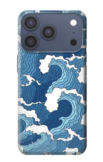S3751 Wave Pattern Case For iPhone 17 Pro, 18 Pro