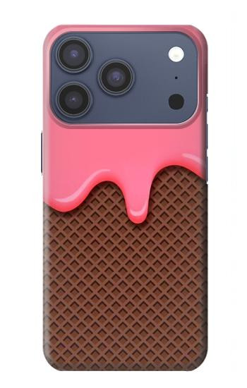 S3754 Strawberry Ice Cream Cone Case For iPhone 17 Pro, 18 Pro