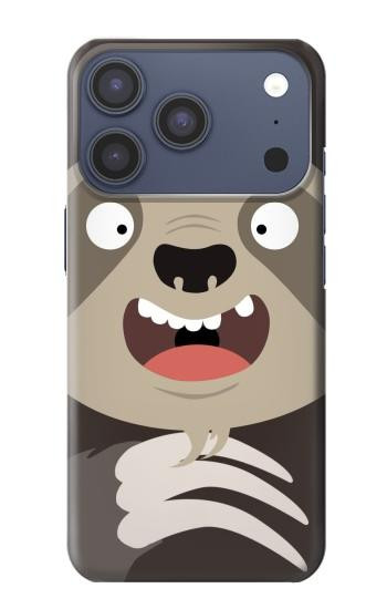 S3855 Sloth Face Cartoon Case For iPhone 17 Pro, 18 Pro