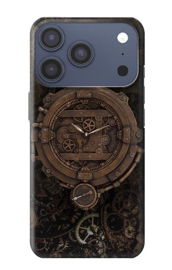 S3902 Steampunk Clock Gear Case For iPhone 17 Pro, 18 Pro