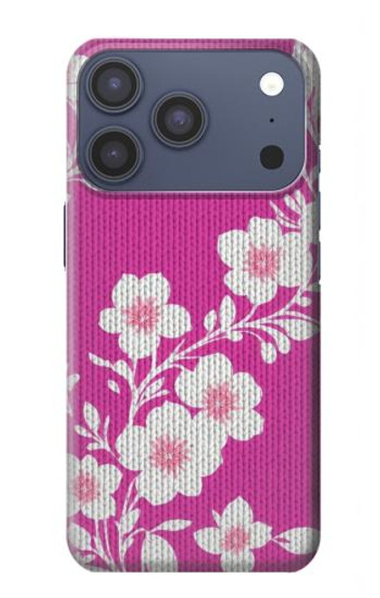 S3924 Cherry Blossom Pink Background Case For iPhone 17 Pro