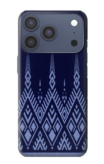 S3950 Textile Thai Blue Pattern Case For iPhone 17 Pro, 18 Pro