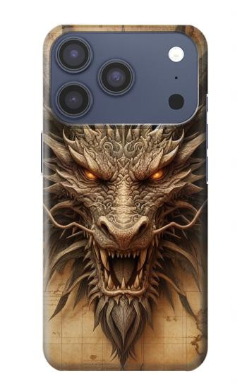 S3981 Dragon Head Old Map Case For iPhone 17 Pro