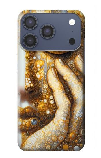S4026 Women Crying Golden Tear Case For iPhone 17 Pro, 18 Pro