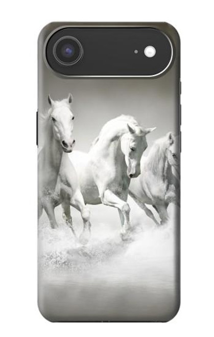 S0933 White Horses Case For iPhone Air