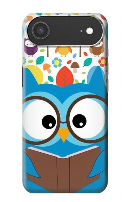 S2521 Cute Nerd Owl Cartoon Case For iPhone Air