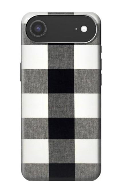 S2842 Black and White Buffalo Check Pattern Case For iPhone Air
