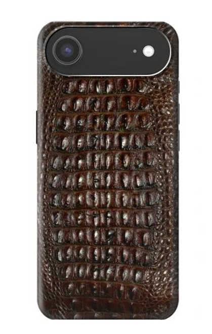 S2850 Brown Skin Alligator Graphic Printed Case For iPhone Air