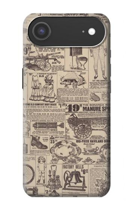 S3819 Retro Vintage Paper Case For iPhone Air