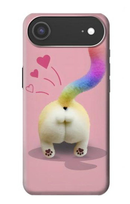S3923 Cat Bottom Rainbow Tail Case For iPhone Air
