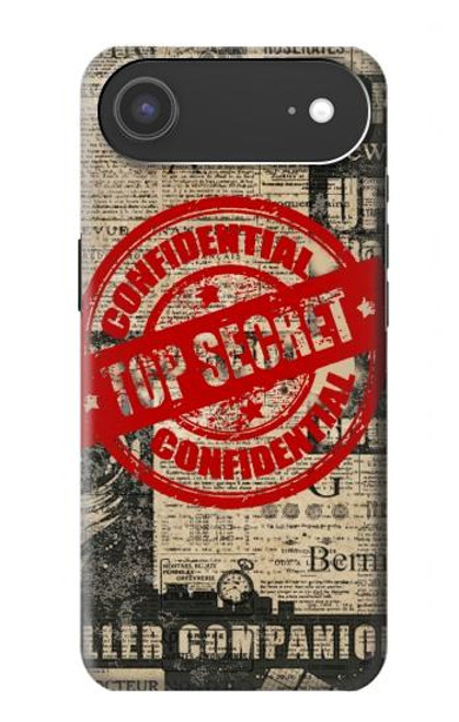 S3937 Text Top Secret Art Vintage Case For iPhone Air