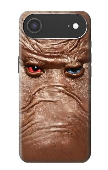 S3940 Leather Mad Face Graphic Paint Case For iPhone Air