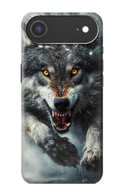 S3965 Angry Wolf Running Case For iPhone Air