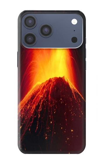 S0745 Volcano Lava Case For iPhone 17 Pro Max, 18 Pro Max