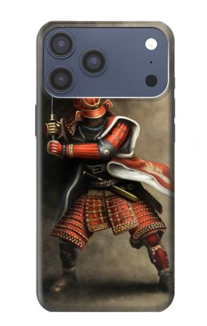 S0796 Japan Red Samurai Case For iPhone 17 Pro Max